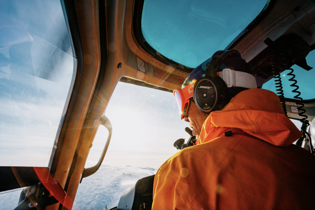 Nordfjordeid by helicopter