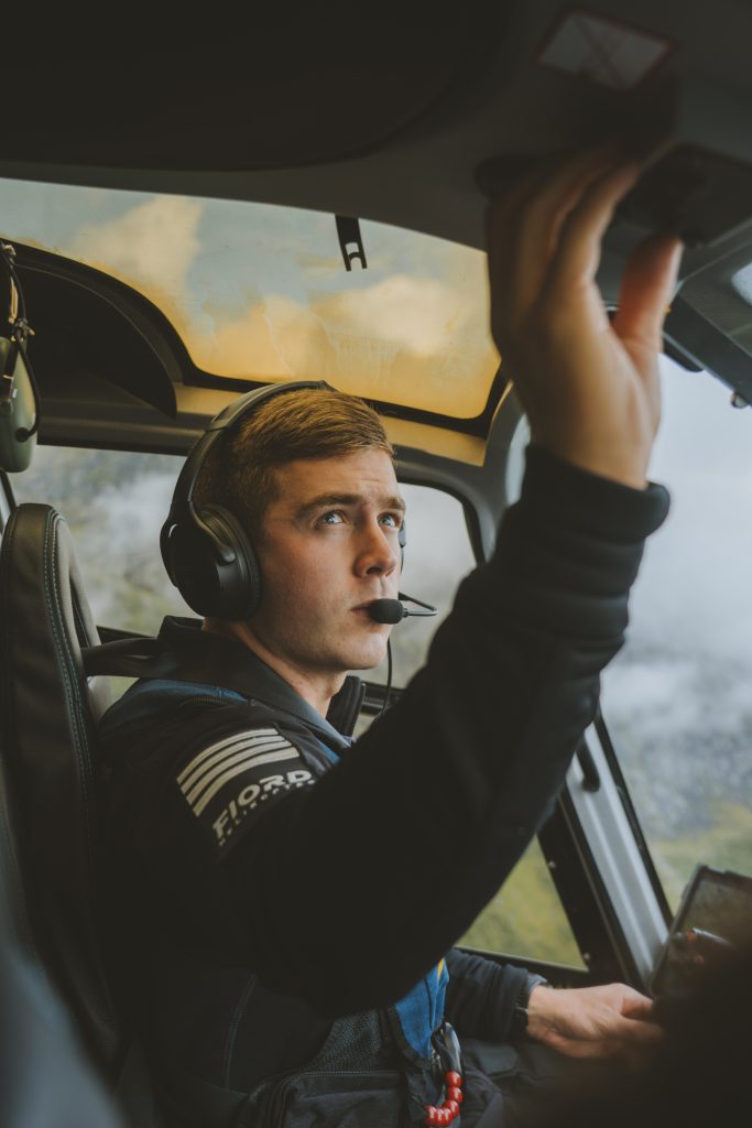 Geiranger per Hubschrauber