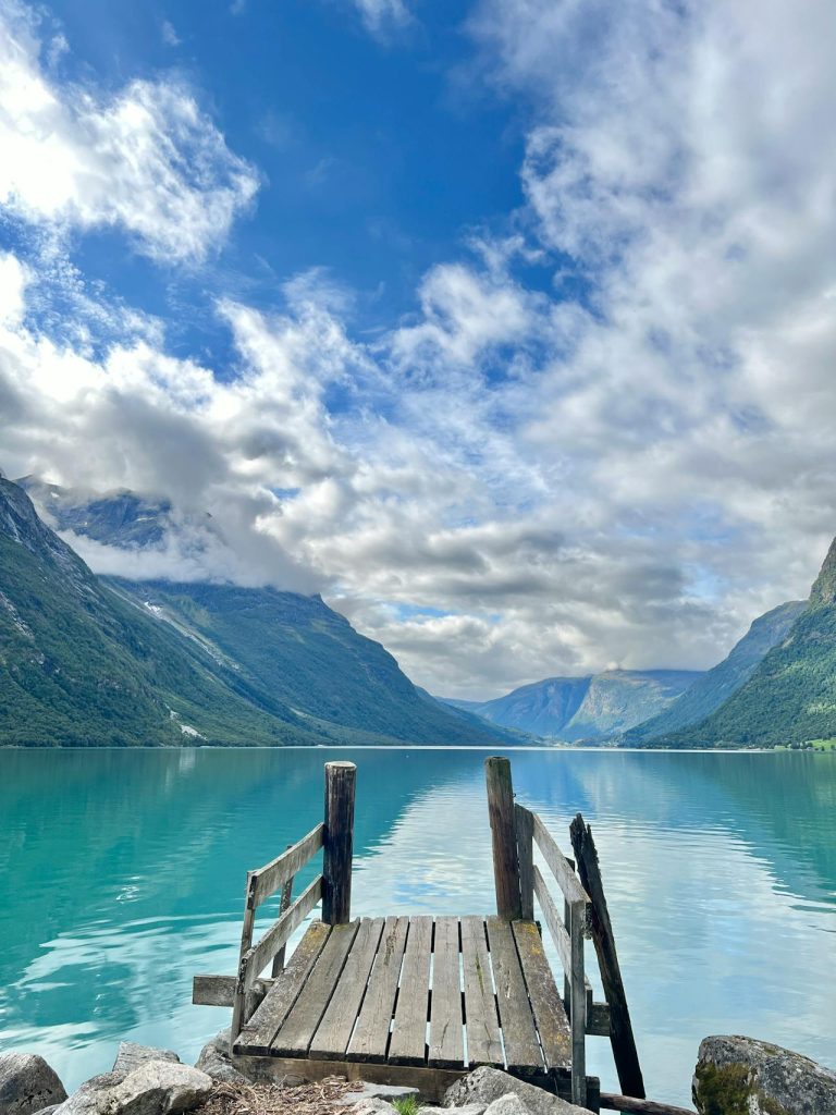 Lovatnet see Norwegen / Lovatnet lake Norway /