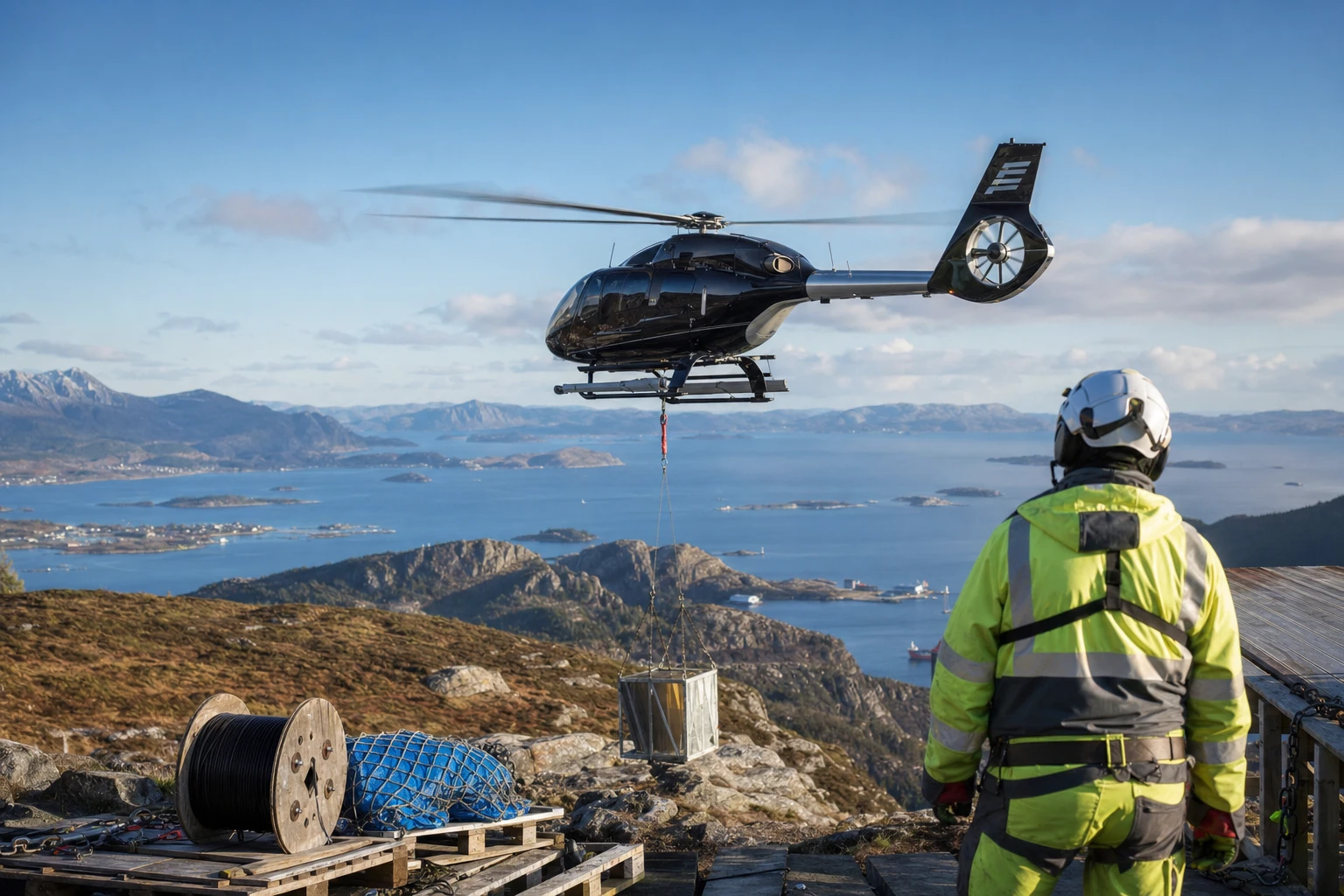 Hvorfor helikoptertransport fungerer så godt i Norge