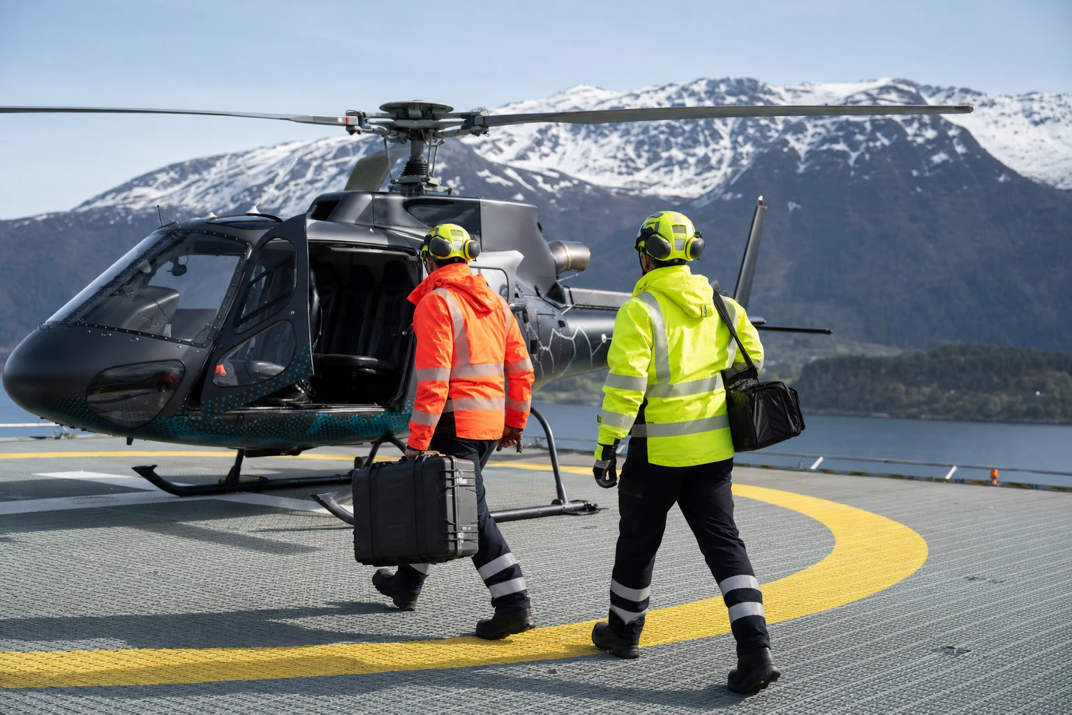 Hvordan sparer helikopter fra Ålesund tid?